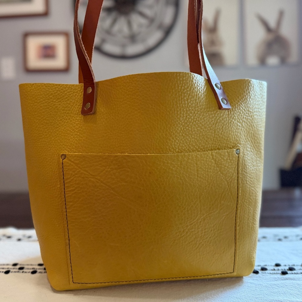 Portland Leather Goods Large Classic Tote – Pomelo 💛